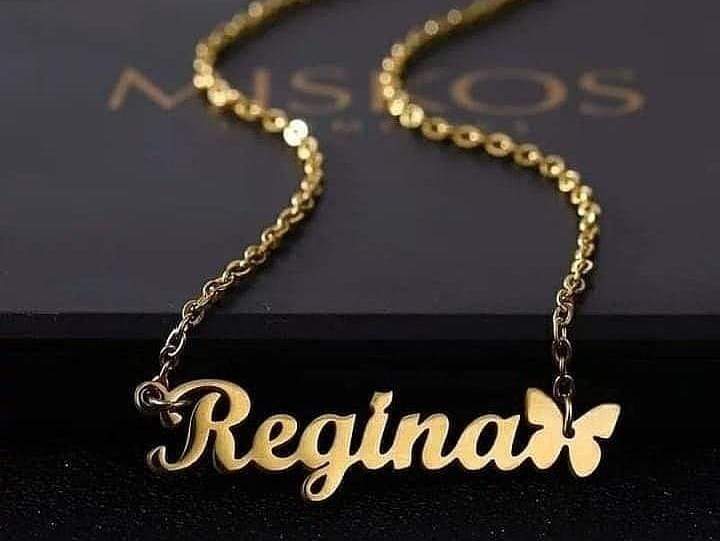 Name Butterfly Single Necklace