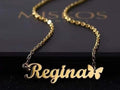Name Butterfly Single Necklace