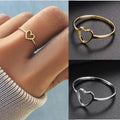 Heart sign with inside your Name Rings - Customize Rings