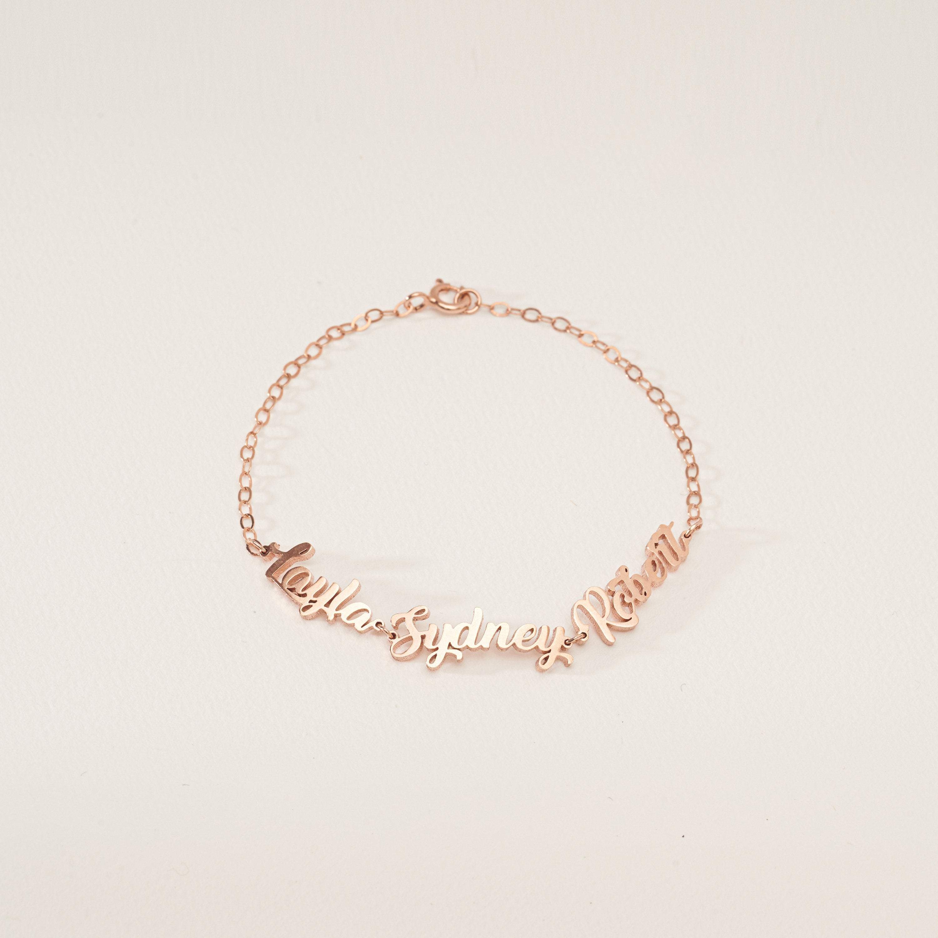 Multiple Name Bracelet