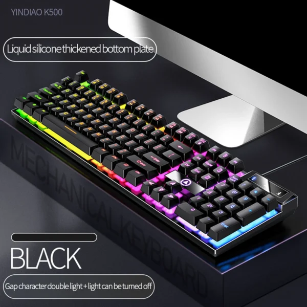 Usb Kebord Gaming FX Black light effects