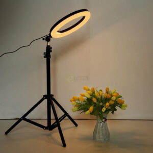 26cm Ring Light With Phone Holder & 3 Shades Of Colour For Videos Photography Studio & Lightining