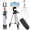 Universal Tik Tok Tripod Camera Stand For Making You tubers Videos In Mobile Phone 3110 With Mobile Holder