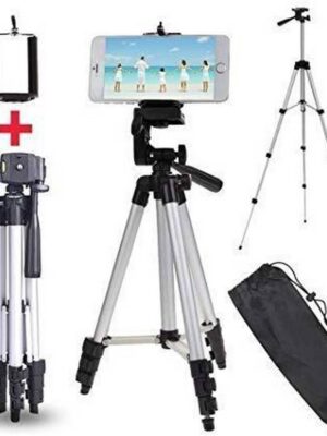 Universal Tik Tok Tripod Camera Stand For Making You tubers Videos In Mobile Phone 3110 With Mobile Holder