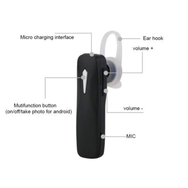 i7 Single Wireless Bluetooth Hand Free Stereo Earphones White bluetooth ear phone for all cell phones use